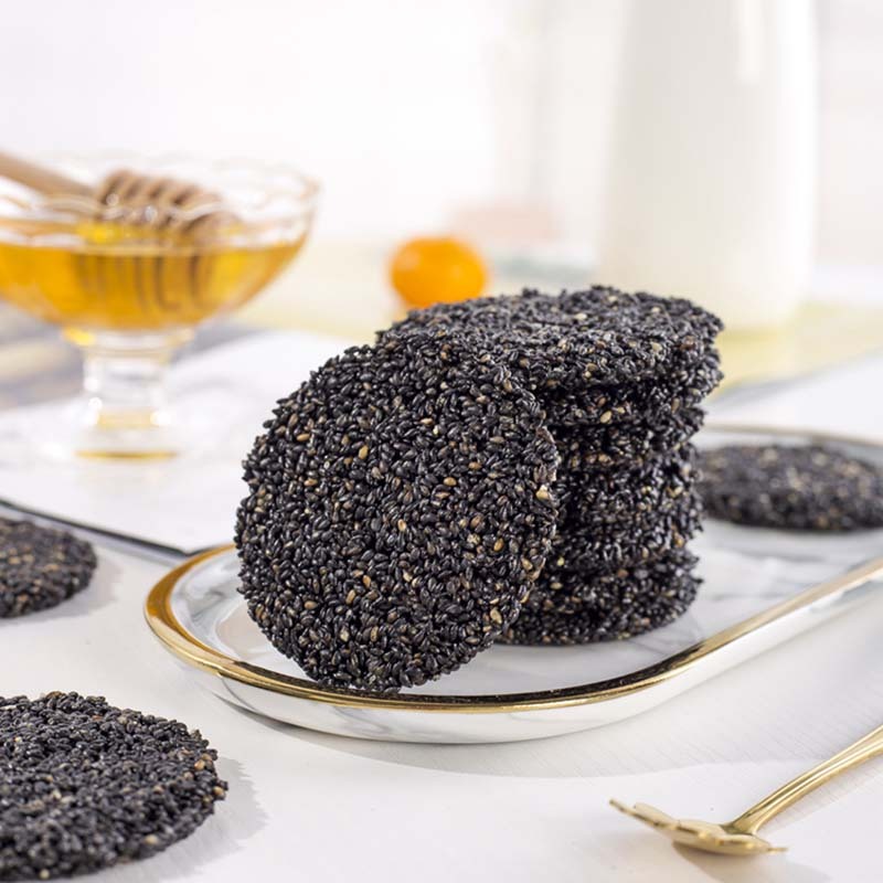 【九制坊黑芝麻饼210g*3盒(约45小包)】-惠买-正品拼团上惠买