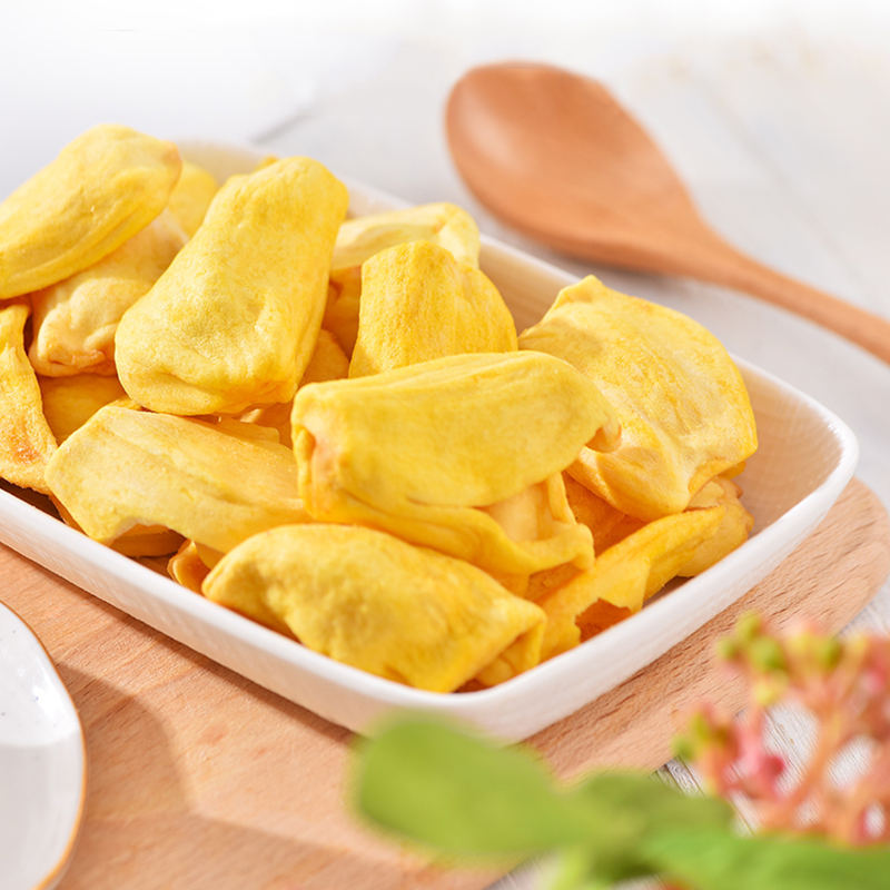 越南进口菠萝蜜干250g*2包，香甜酥脆，低温脱水，健康美味非油炸