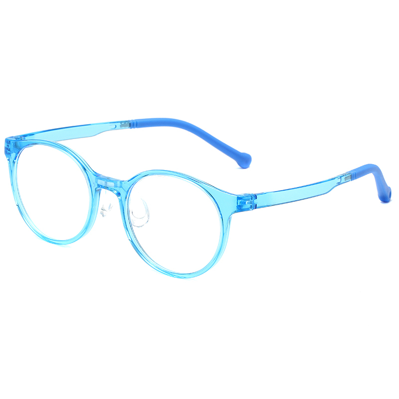 骊佳LJGOOD儿童防蓝光护目镜手机电脑镜（4-14岁）8142·透蓝框