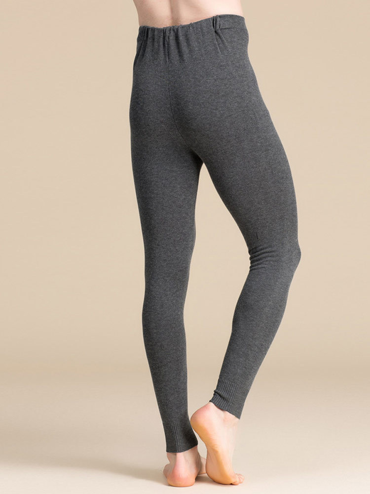 王炸爆品！真丝羊绒中高腰男保暖裤打底裤18103#·深灰