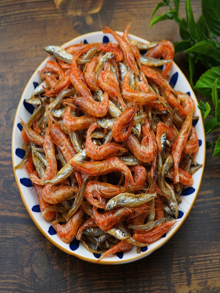 鱼虾干混合 250克 小鱼小虾下酒下饭菜无泥无沙不苦特色新鲜自制好吃烘干