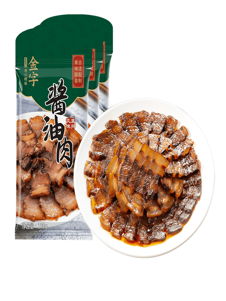 金字(WW) 酱油肉130g*3包