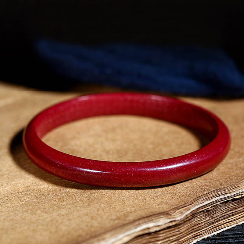 喜善喜原矿紫朱砂心经手镯