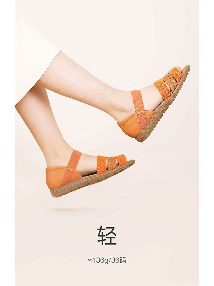 【上新】Pansy日本新款时装春夏女凉鞋PS1410·橘色