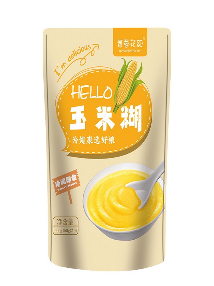 原味玉米糊500克/袋*4袋五谷杂粮早餐粥·玉米粉