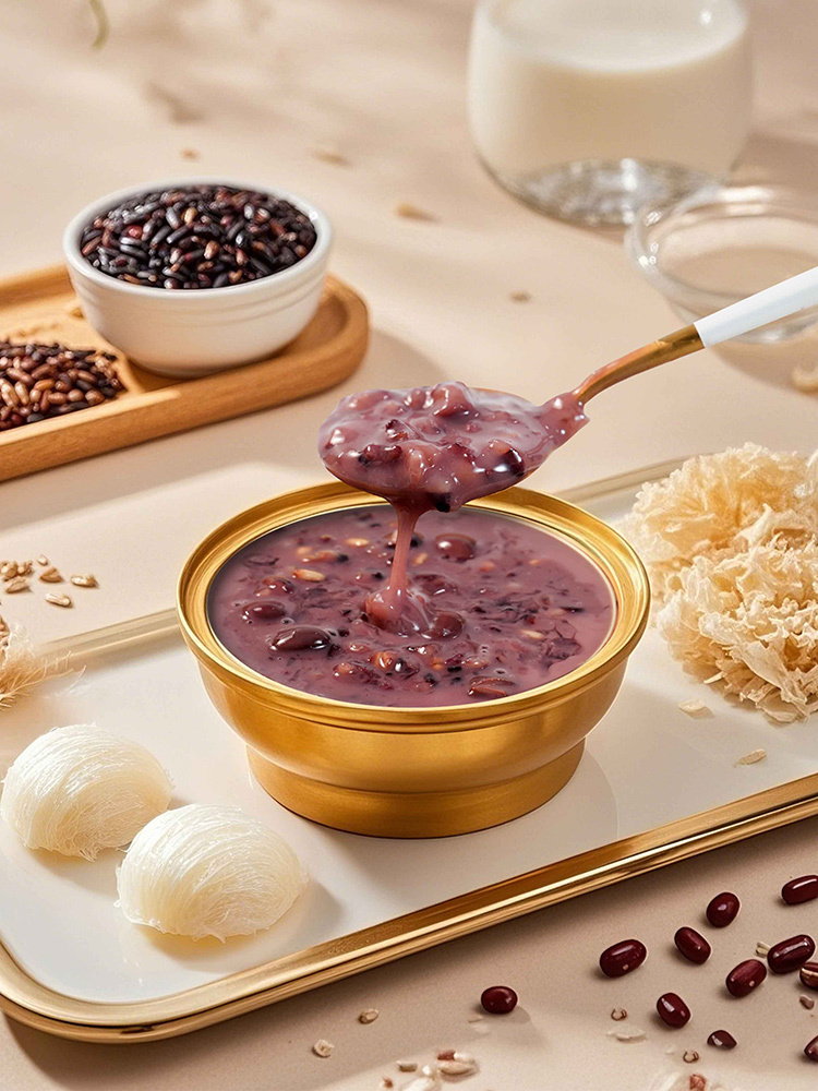 半闲食集牛奶黑米燕窝粥特惠组