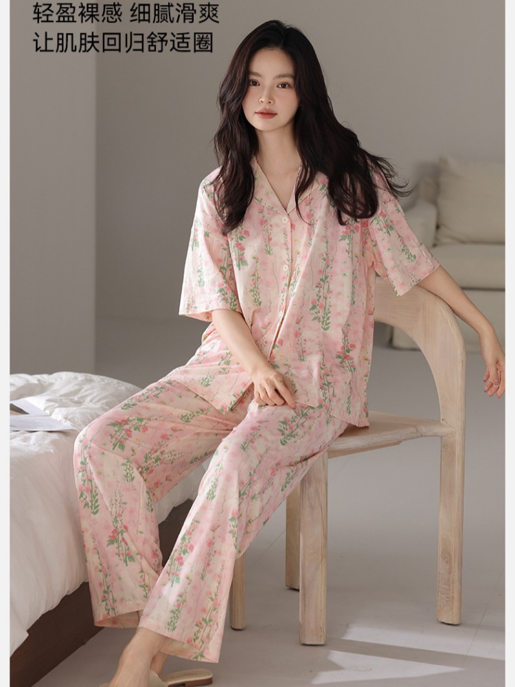 【丝滑天丝】安曼高级感短袖长裤家居服XX-67007·XX-67008