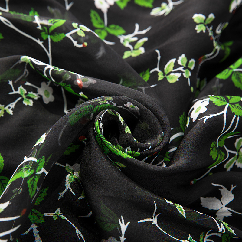 爆款福利回馈 时尚桑蚕丝印花半裙集合-·绿叶