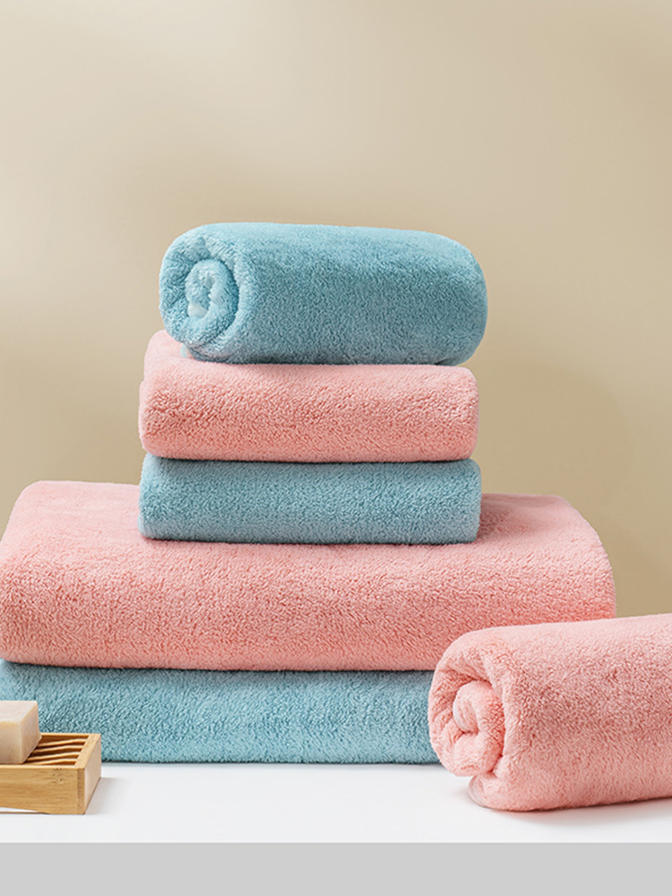 愉悦之家瞬间吸水毛浴巾·粉色