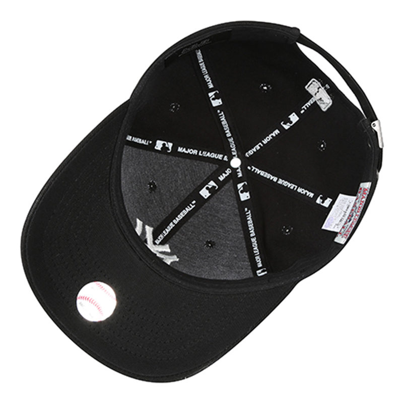 MLB男女帽子 棒球帽 正面NY/LA·黑色白标无侧标 NY