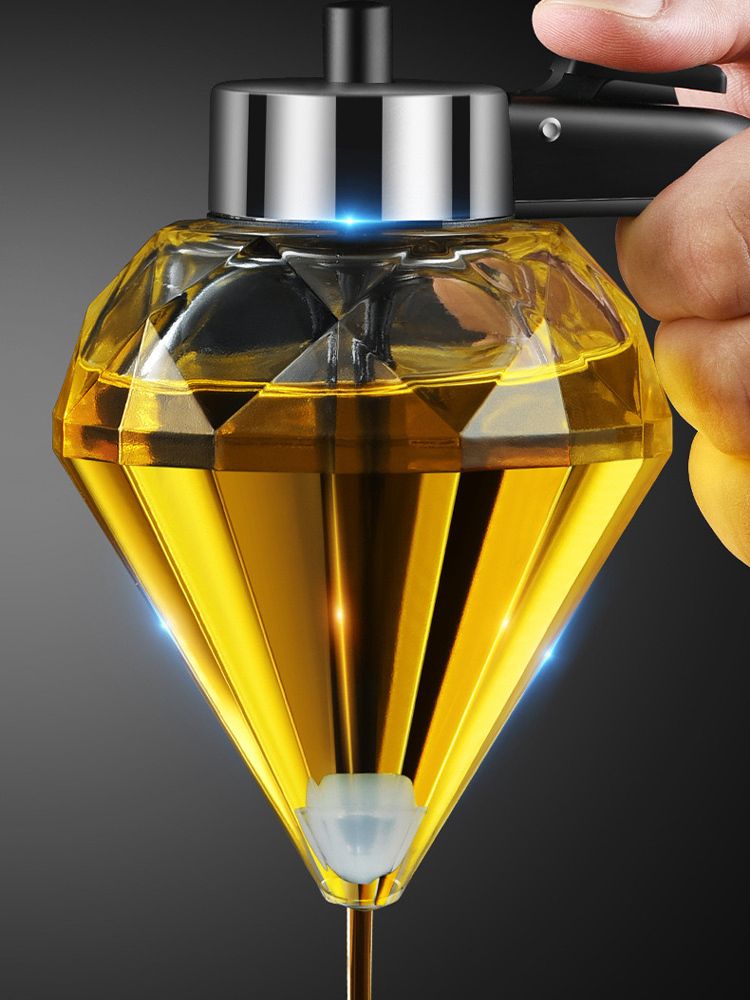最新款钻石按压玻璃油壶