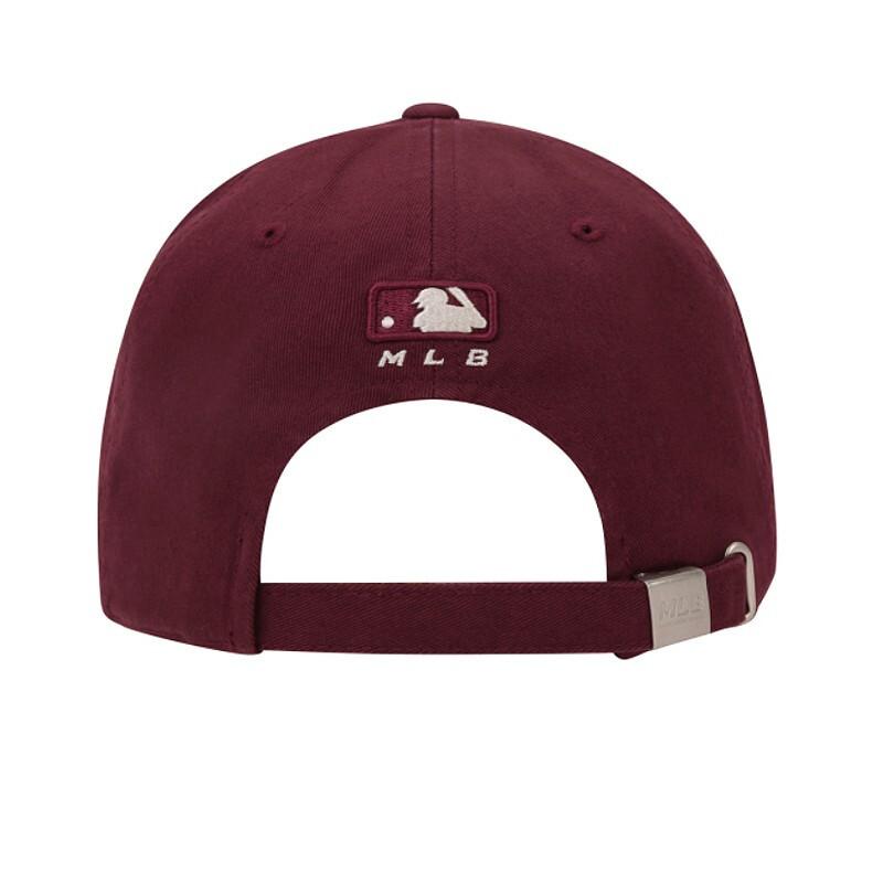 MLB男女通用情侣款休闲时尚棒球帽鸭舌帽32CP66111酒红色LA·酒红色LA