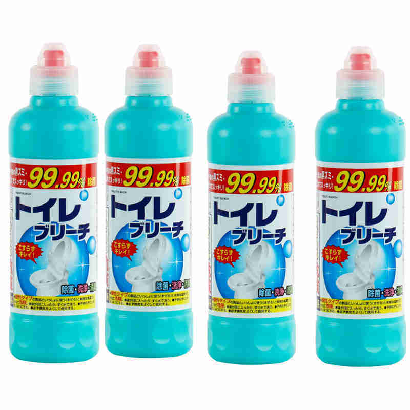 日本进口ROCKET火箭马桶清洁剂500ml *4瓶卫生间马桶清洁剂洁厕