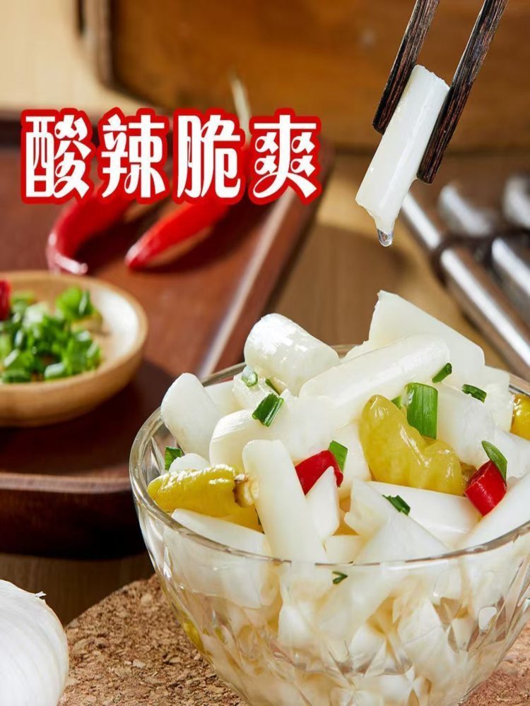 酸辣泡藕带 400g*5袋 湖北特产泡椒泡菜新鲜酸辣下饭菜（固形物≥35%）