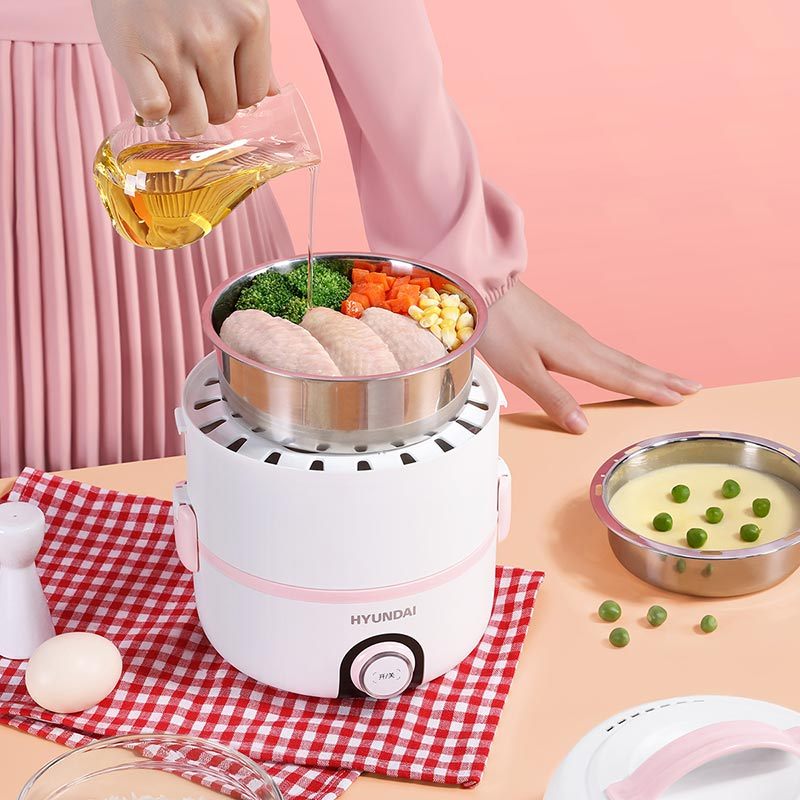 HYUNDAI/韩国现代 电热饭盒QC-FH620·粉色