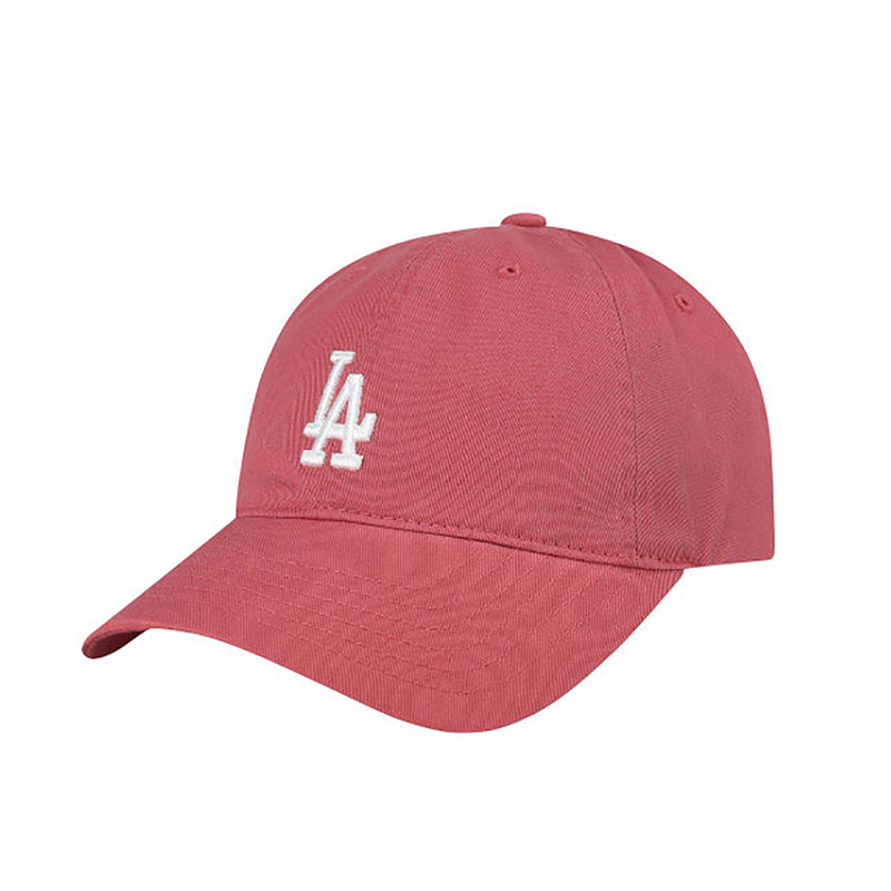 MLB男女帽子 棒球帽 正面NY/LA·软顶西瓜红白标