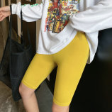 AWLS705五分裤黄色+肤色