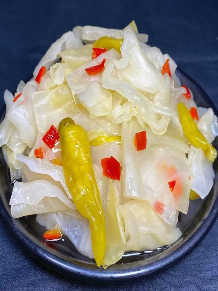 正宗农家自制酸辣包菜 10袋 泡菜腌菜酸辣白菜下饭开胃菜