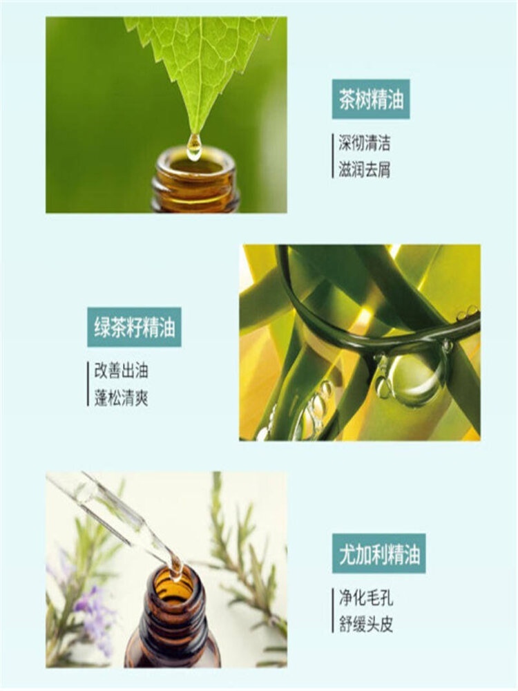 舒蕾(KY) 绿茶籽控油去屑洗发水500ml+盈润保湿植萃精油沐浴露500ml