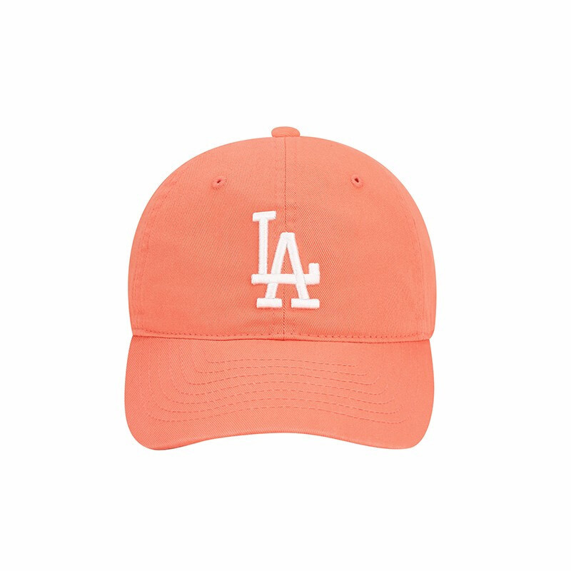 MLB 棒球帽刺绣LOGOLA/NY休闲鸭舌帽32CP6611·橙色大LA