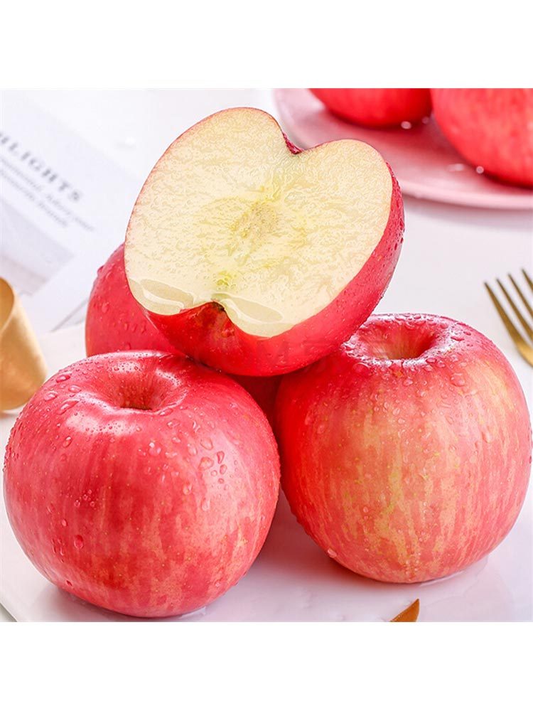 山西隰县有机无公害红富士苹果5斤装净重