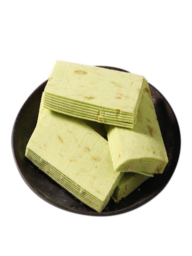 千层茉莉龙井芡实糕500g/袋 传统云片糕点 健康早餐