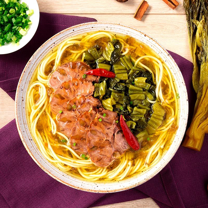 脆爽酸菜牛肉拉面240g盒x3盒箱