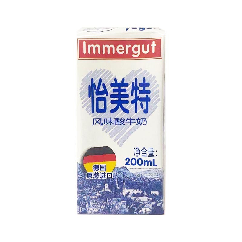 怡美特德国进口常温酸奶200ml*48盒