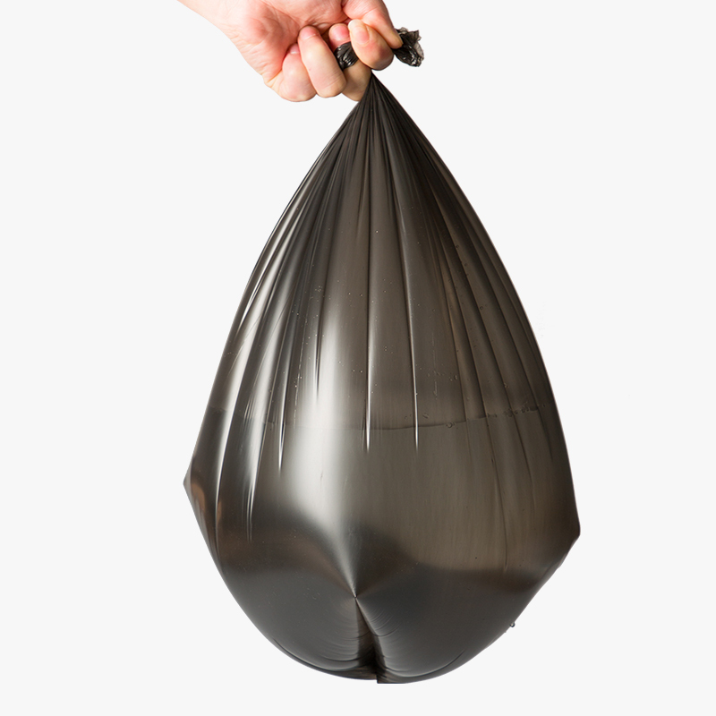 茶花垃圾分类垃圾桶家用创意无盖纸篓筒垃圾袋颜色随机·垃圾袋3卷特惠装(45*55)*25只