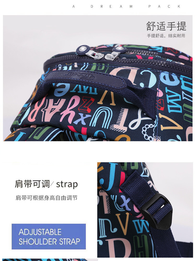 【大牌同款】特高特防泼水格纹双肩背包T1983·1983-56