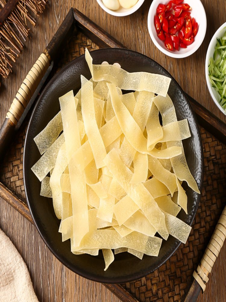 精品高筋干面皮 5斤 凉拌面皮高筋面皮无防腐剂凉拌菜干货食材