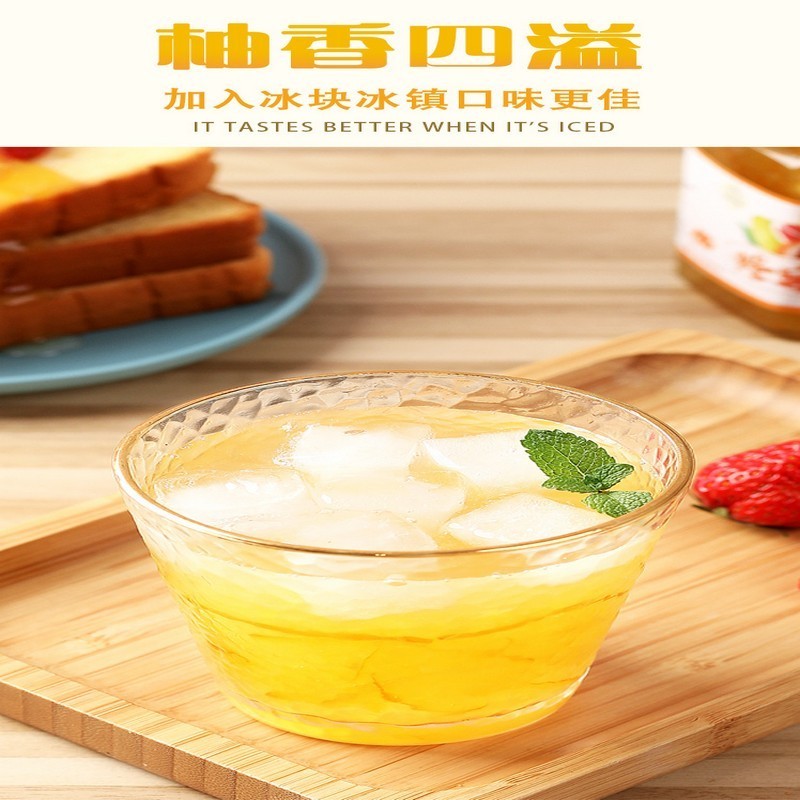 蜂蜜柚子茶百香果茶柠檬茶500克*3瓶·柚子茶+百香果茶+柠檬茶