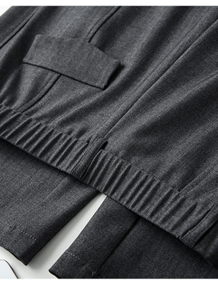 【大牌代工厂出品】和顺圣高级感醋酸天丝西裤26012·灰色