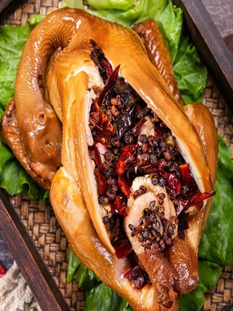 【整只鸡】手撕麻椒鸡 500g*2只 熟食麻椒鸡 麻辣烧鸡即食五香扒鸡