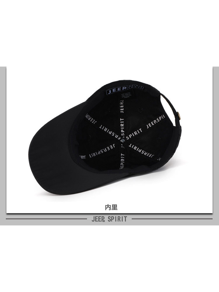 JEEP正品帽子男棒球帽鸭舌帽OM18CD996CA0041·深蓝