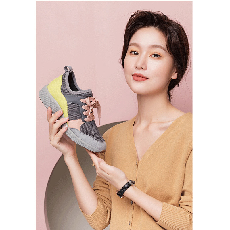 日本品牌Pansy时尚软底女士休闲运动鞋·灰色