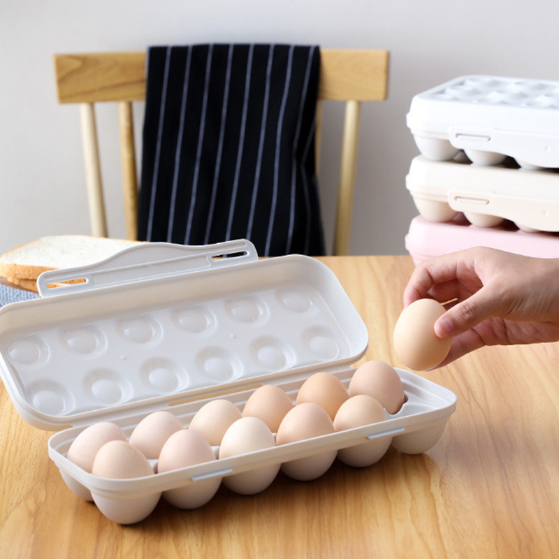 3个装可叠加带盖鸡蛋盒鸡蛋保鲜盒分格冰箱鸡蛋托架