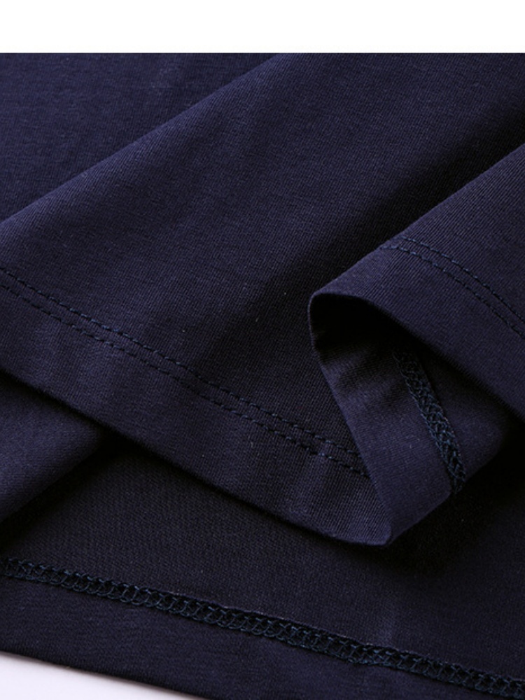 【93精梳棉】轩凌子立体刺绣T恤S82530176·宝蓝色