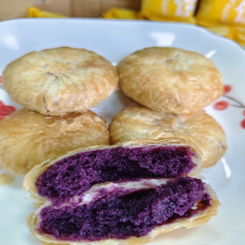 200g*8包无蔗糖葛根桑葚紫薯酥皮饼（每包约6-7个）