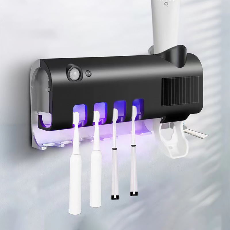 智能紫外线杀菌牙刷消毒器（充电款）·黑色