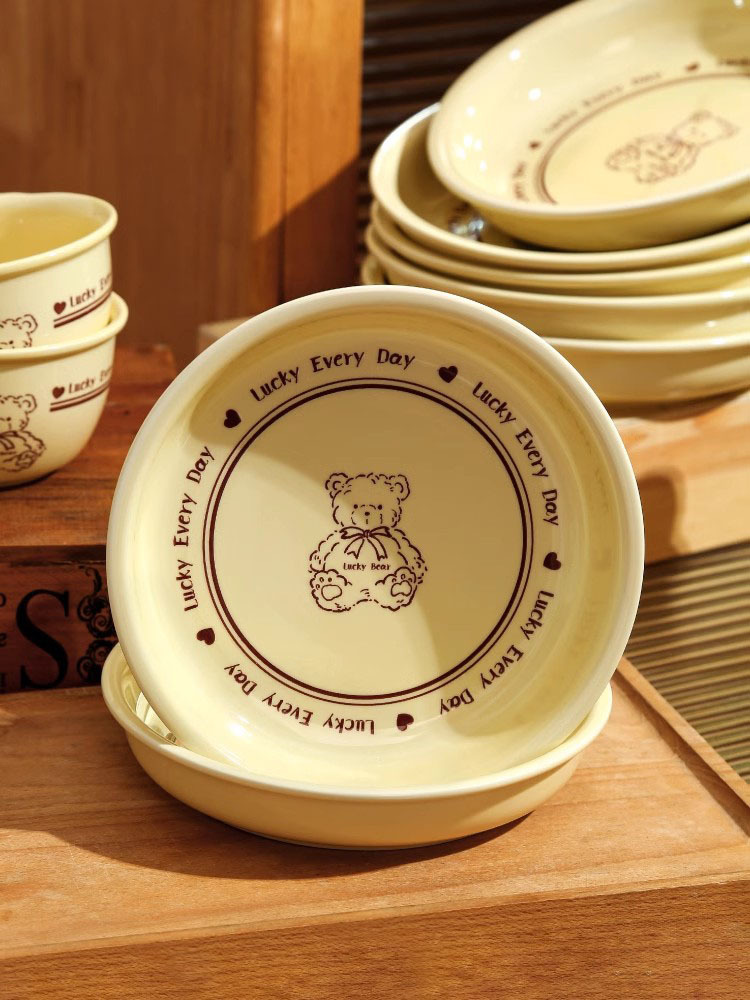 （10只装）家用奶白色4.75寸陶瓷碗米饭碗