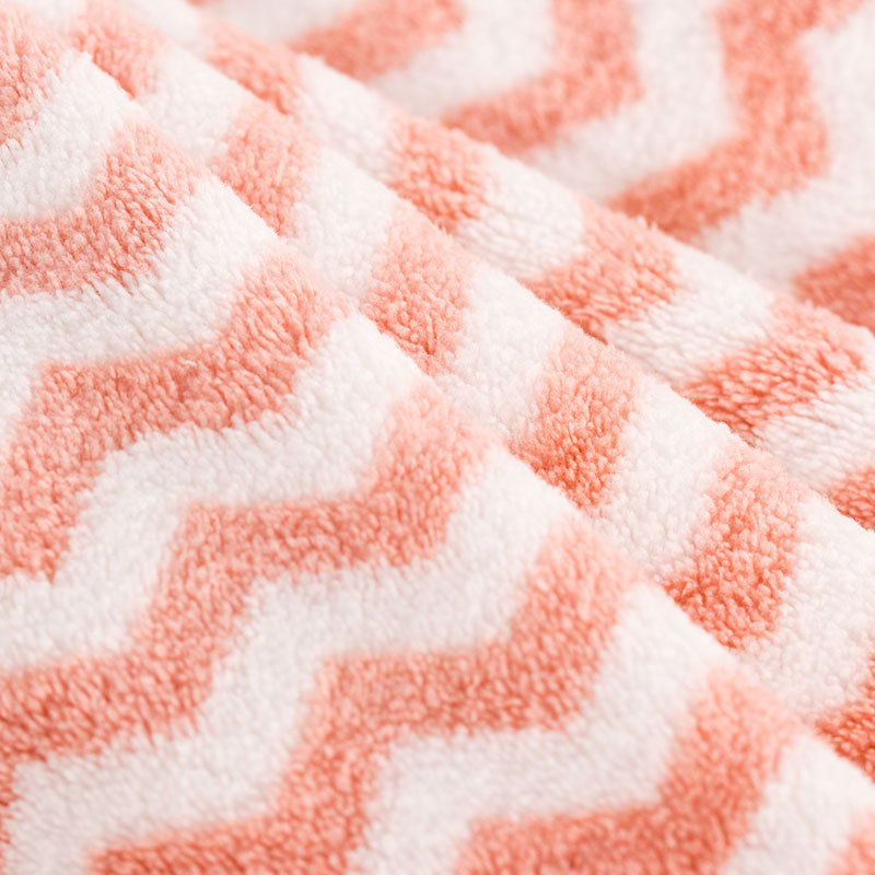 三利A类速干浴巾1条毛巾2条组合G8093*2G3093*1·珊瑚粉