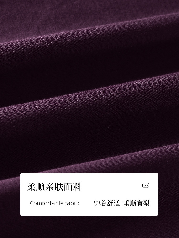 【92精梳棉】轩凌子简约POLO领T恤S82430104·安可拉红