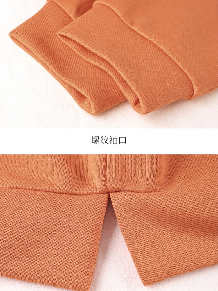 轩凌子重工刺绣卫衣XS82610089·粉紫色