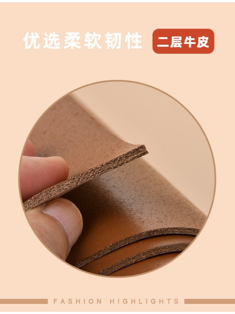 杜鹃鸟不规则字母扣真皮腰带30164·新咖啡