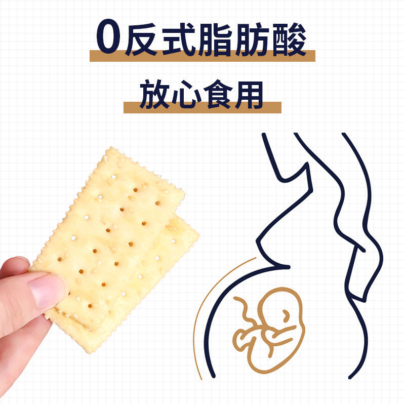香港Peppito无蔗糖0反式脂肪酸苏打饼干405g*4包多口味可选