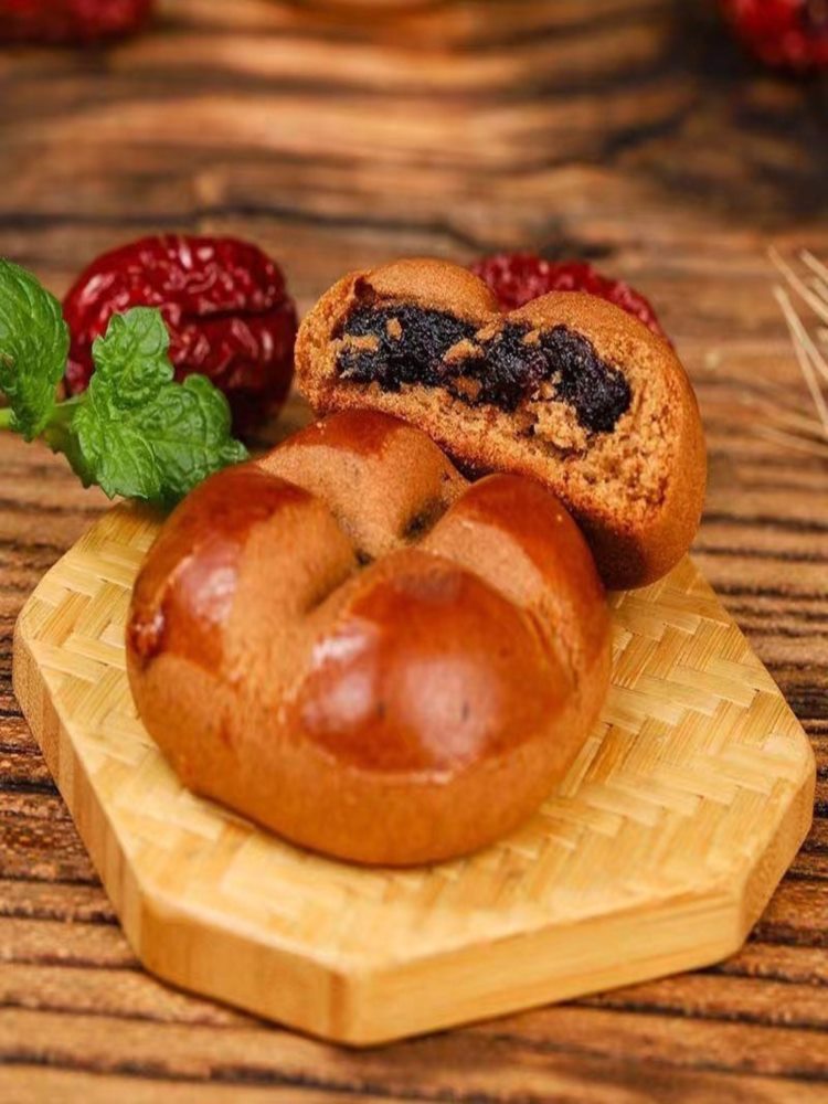 黄芪党参枣沙饼 2斤 约40个 无加蔗糖 传统糕点早餐休闲代餐小零食整箱