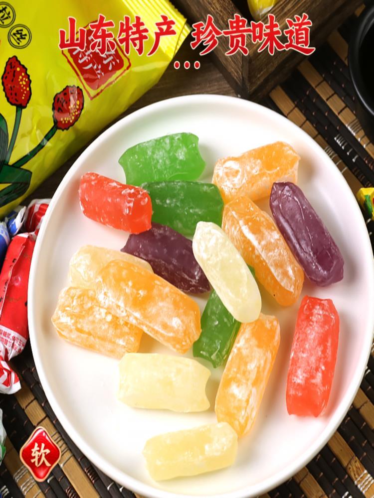 【山东特产】 高粱饴 4斤 500g/袋 拉丝怀旧老式软糖