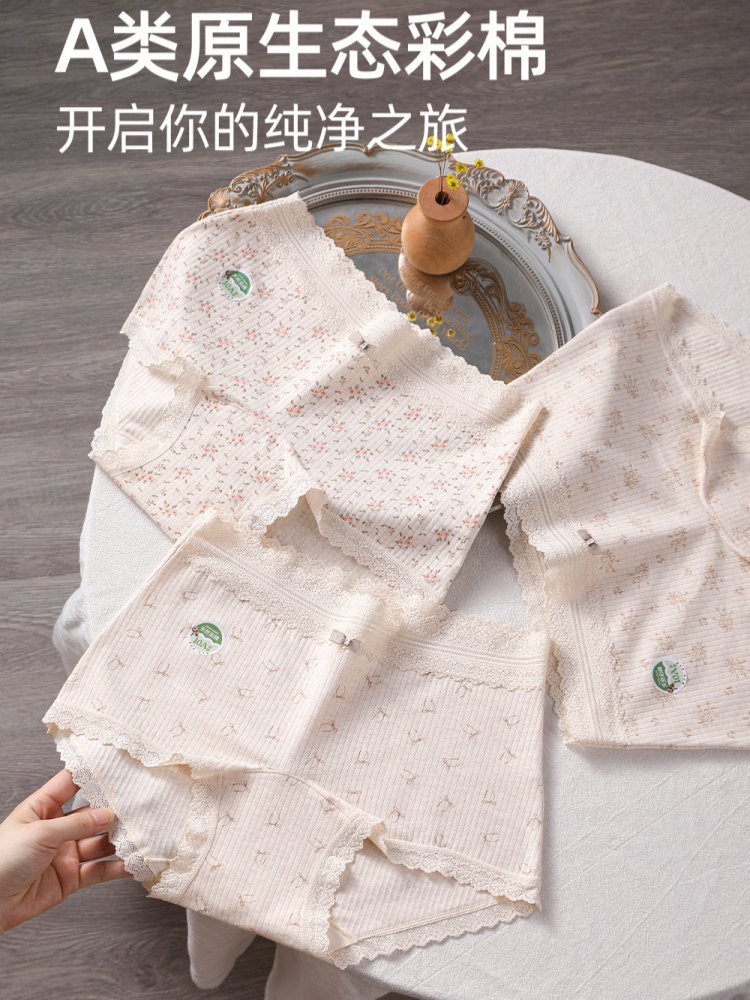 【60支蚕丝裆】护花天使加长裆内裤4条520·颜色随机