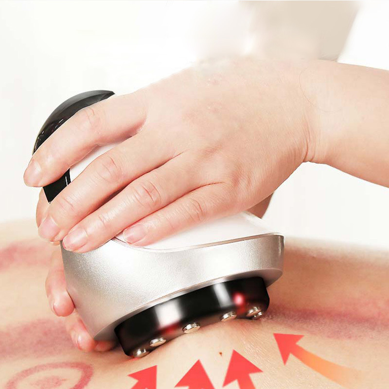 钻技电动淋巴排毒带加热刮痧仪送精油2瓶暖宫热敷全身水洗